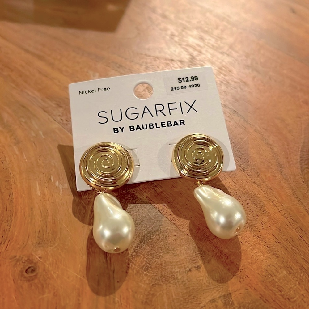 Pearl Drop Earrings by Baublebar